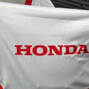 TYGA Bike Dust Cover, Red/White, Honda VF1000R