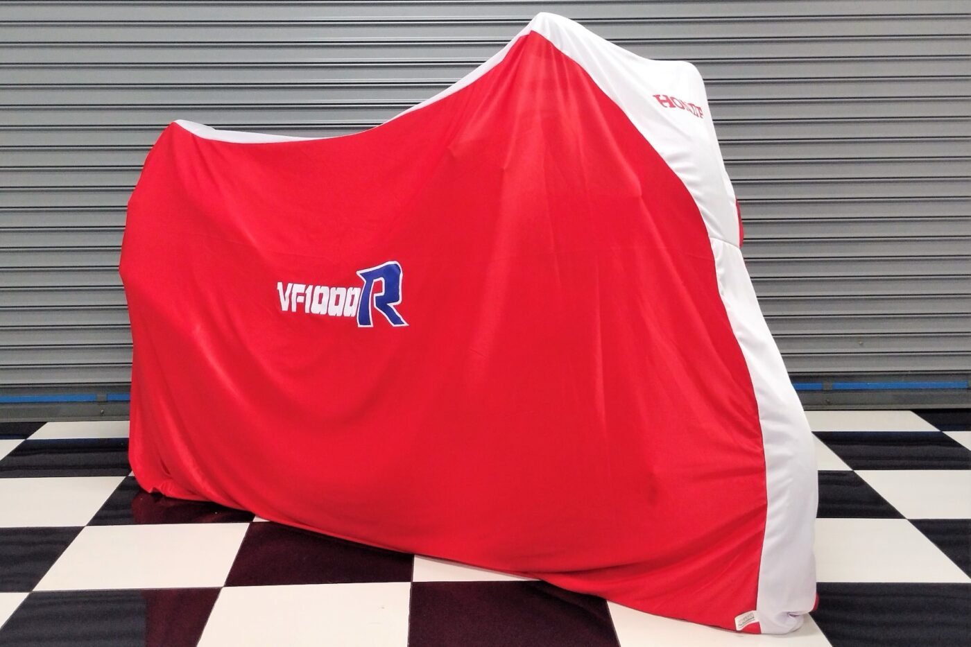 TYGA Bike Dust Cover, Red/White, Honda VF1000R