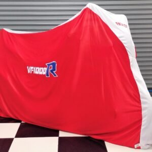 TYGA Bike Dust Cover, Red/White, Honda VF1000R