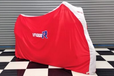 TYGA Bike Dust Cover, Red/White, Honda VF1000R