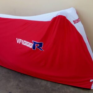 TYGA Bike Dust Cover, Red/White, Honda VF1000R