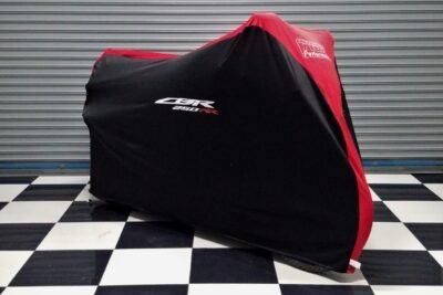 TYGA Bike Dust Cover, Black/Red Honda, CBR250RR (street)