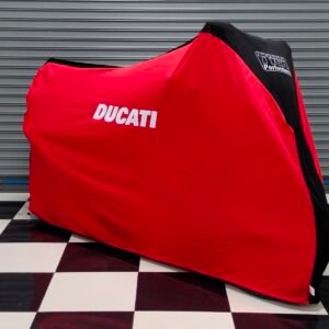 TYGA Bike Dust Cover, Red/Black, DUCATI