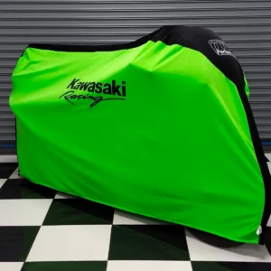 TYGA Bike Dust Cover, Lime Green/Black, Kawasaki Racing, (race)