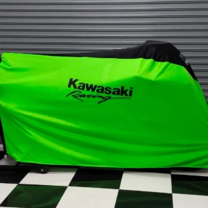 TYGA Bike Dust Cover, Lime Green/Black, Kawasaki Racing, (race)