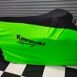 TYGA Bike Dust Cover, Lime Green/Black, Kawasaki Racing, (race)