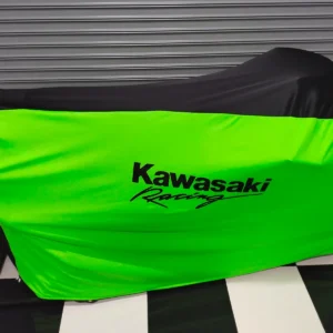 TYGA Bike Dust Cover, Lime Green/Black, Kawasaki Racing, (race)