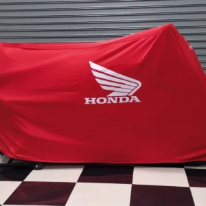 TYGA Bike Dust Cover, Red, Honda Wing, White