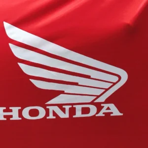 TYGA Bike Dust Cover, Red, Honda Wing, White