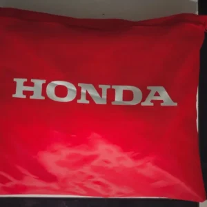 TYGA Bike Dust Cover, Red, Honda Wing, Silver