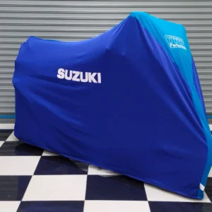 TYGA Bike Dust Cover, Blue/Light Blue, Suzuki