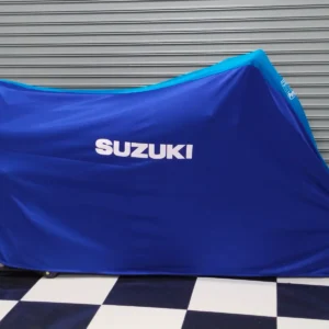 TYGA Bike Dust Cover, Blue/Light Blue, Suzuki
