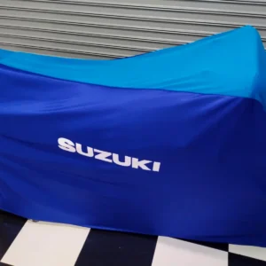 TYGA Bike Dust Cover, Blue/Light Blue, Suzuki