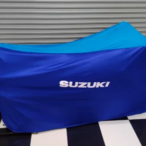 TYGA Bike Dust Cover, Blue/Light Blue, Suzuki