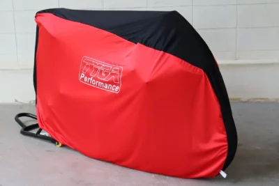 TYGA Bike Dust Cover, Red/Black, Race, GP125/Moto3 type