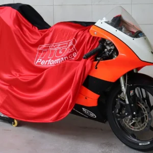 TYGA Bike Dust Cover, Red/Black, Race, GP125/Moto3 type