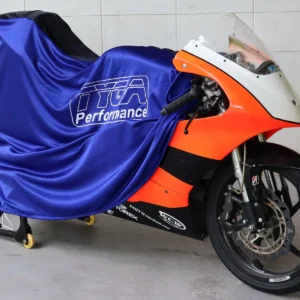 TYGA Bike Dust Cover, Blue/Black, Race, GP125/Moto3 type