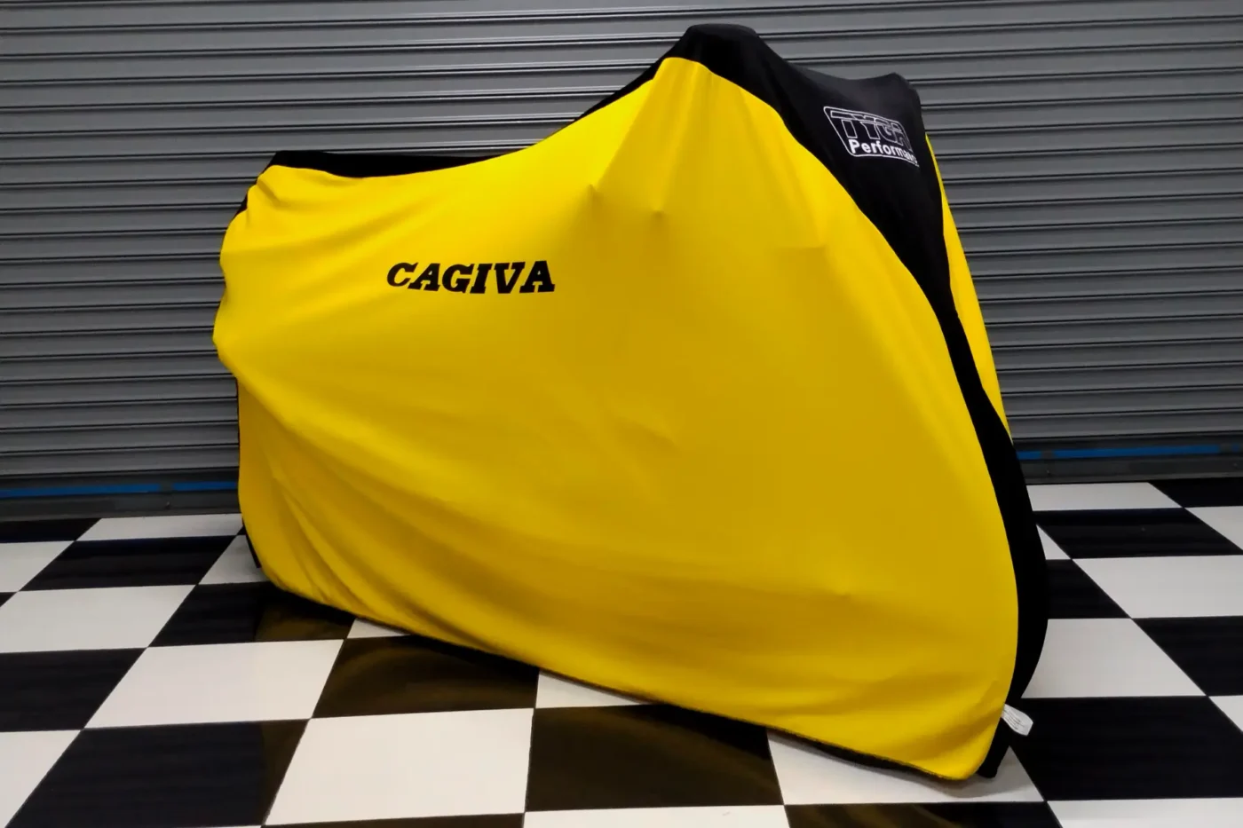 TYGA Bike Dust Cover, Yellow/Black, Cagiva