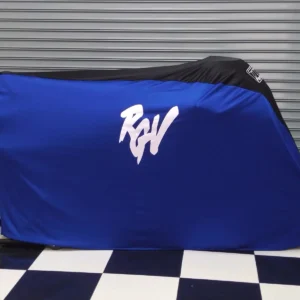 TYGA Bike Dust Cover, Blue/Black, Suzuki RGV (race)
