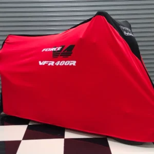 TYGA Bike Dust Cover, Red/Black, Force V4 VFR400R