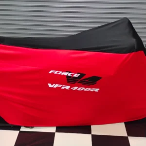 TYGA Bike Dust Cover, Red/Black, Force V4 VFR400R