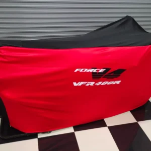 TYGA Bike Dust Cover, Red/Black, Force V4 VFR400R
