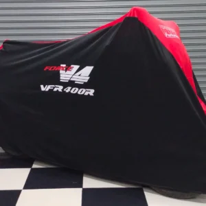 TYGA Bike Dust Cover, Black/Red, Force V4 VFR400R