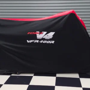 TYGA Bike Dust Cover, Black/Red, Force V4 VFR400R