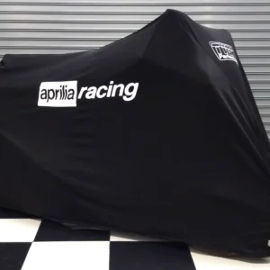 TYGA Bike Dust Cover, Black, Aprilia Racing (Street)