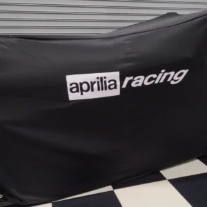 TYGA Bike Dust Cover, Black, Aprilia Racing (Street)