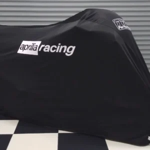TYGA Bike Dust Cover, Black, Aprilia Racing (Race)