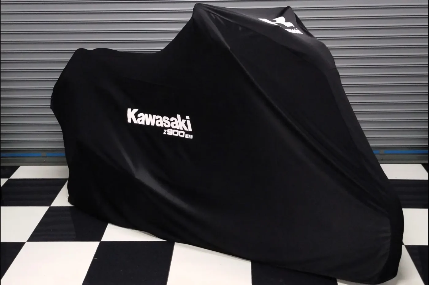 TYGA Bike Dust Cover, Black, Kawasaki Z900RS, Naked bike size.