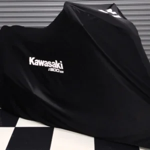 TYGA Bike Dust Cover, Black, Kawasaki Z900RS, Naked bike size.