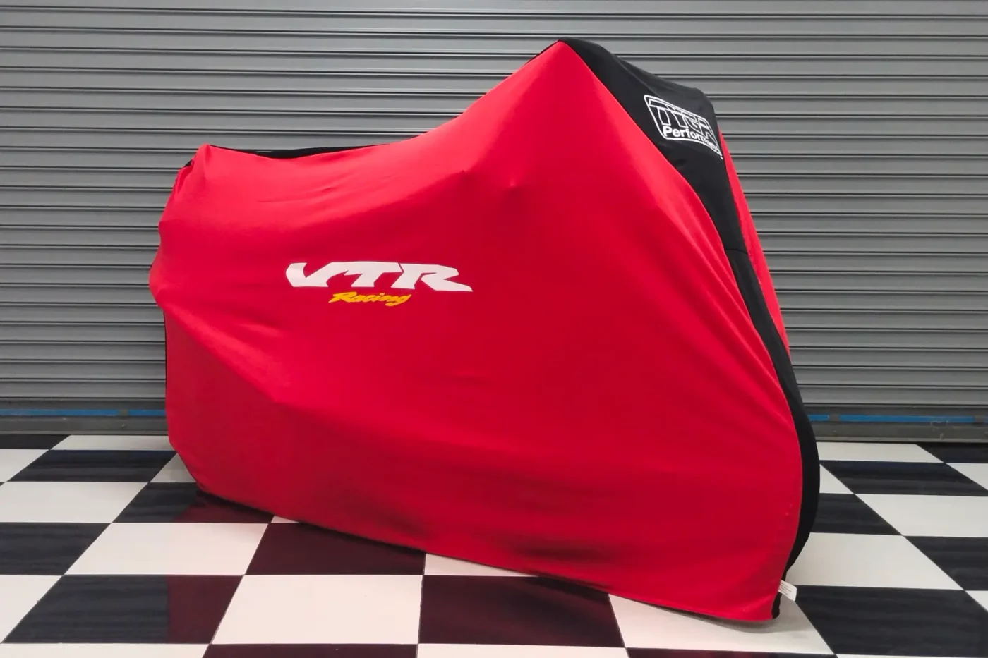 TYGA Bike Dust Cover, Red/Black, VTR Racing (Street)