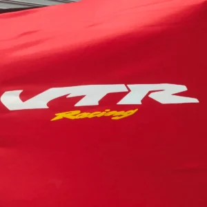 TYGA Bike Dust Cover, Red/Black, VTR Racing (Street)