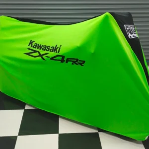 TYGA Bike Dust Cover, Lime Green/Black, Kawasaki ZX-4RR