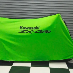 TYGA Bike Dust Cover, Lime Green/Black, Kawasaki ZX-4RR