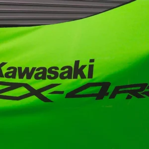 TYGA Bike Dust Cover, Lime Green/Black, Kawasaki ZX-4RR