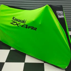 TYGA Bike Dust Cover, Lime Green/Black, Kawasaki ZX-4RR
