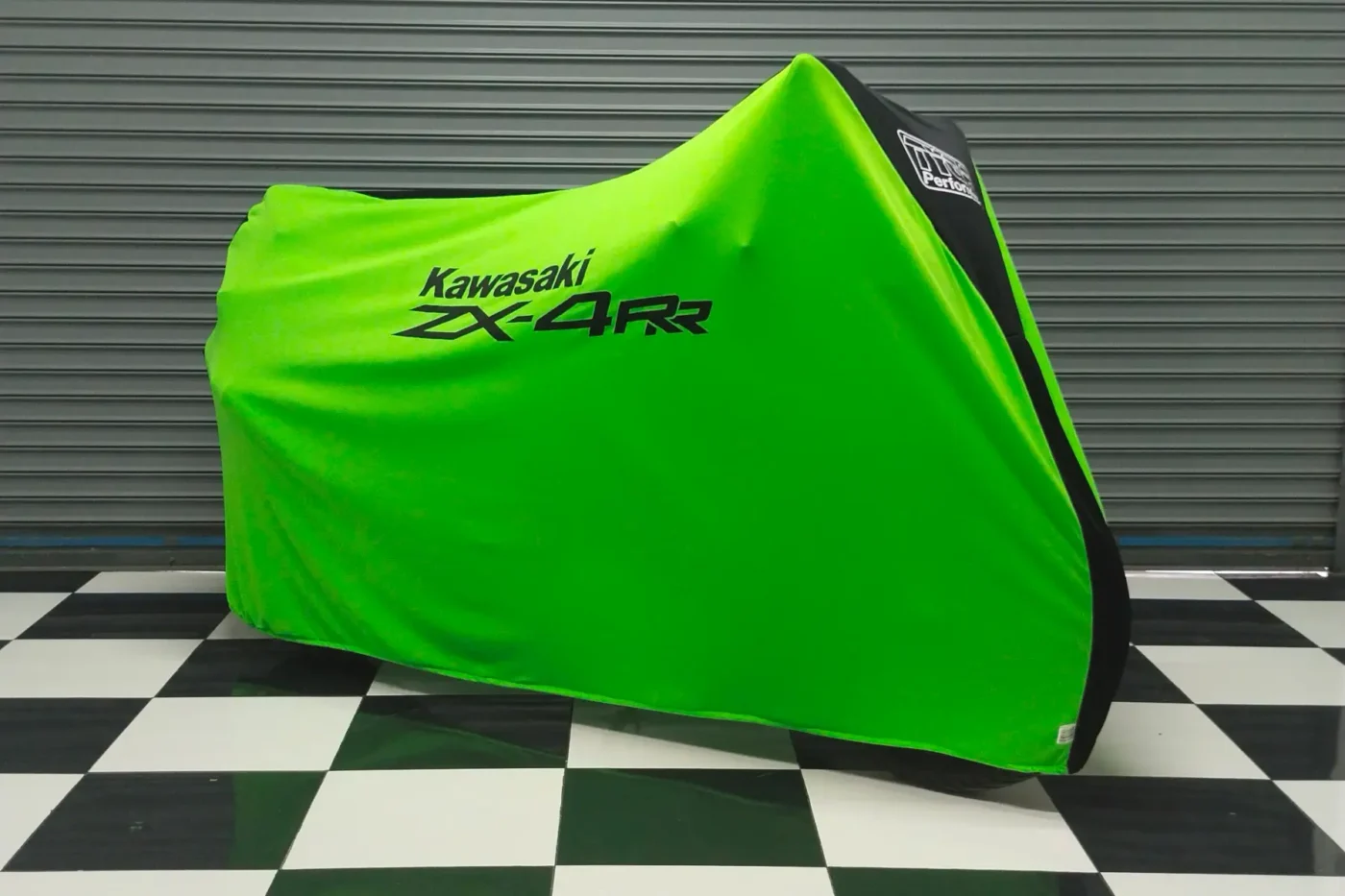 TYGA Bike Dust Cover, Lime Green/Black, Kawasaki ZX-4RR