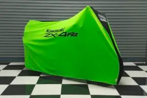 TYGA Bike Dust Cover, Lime Green/Black, Kawasaki ZX-4RR