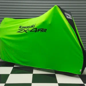 TYGA Bike Dust Cover, Lime Green/Black, Kawasaki ZX-4RR