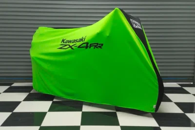 TYGA Bike Dust Cover, Lime Green/Black, Kawasaki ZX-4RR