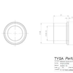 Wheel, Front, Aluminium Spacer kit RVF400 NC35