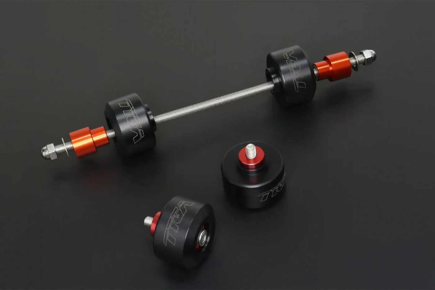 Axle Slider Kit, KTM RC125/200/390