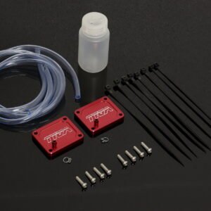 Exhaust Valve Covers, Pair, RGV250/Aprilia RS250 (Red)