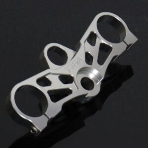 Top Triple Clamp Set, CNC Silver, RGV250 VJ22