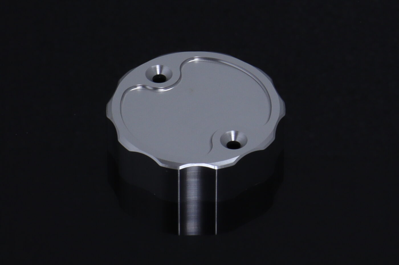 Brake Reservoir Cap, CNC, Silver, Nissin
