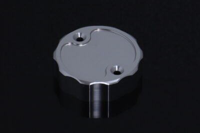 Brake Reservoir Cap, CNC, Silver, Nissin