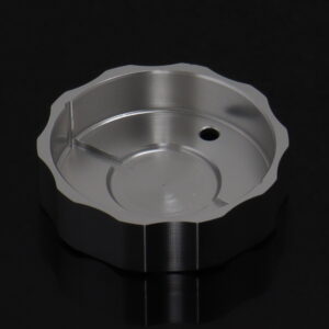 Brake Reservoir Cap, CNC, Silver, Nissin